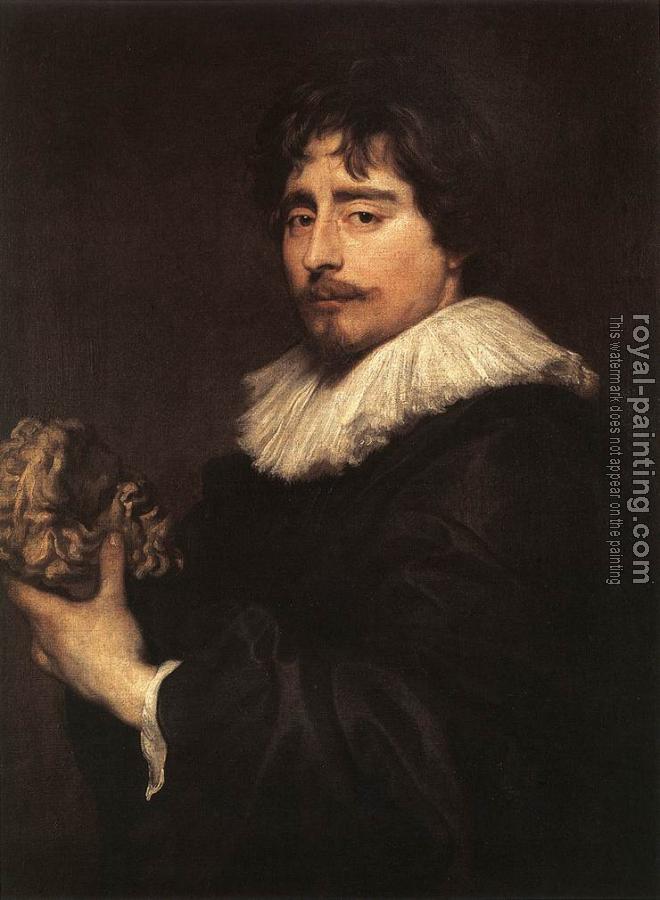 Anthony Van Dyck : Portrait of the Sculptor Duquesnoy